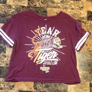 Maroon Justice girls t-shirt